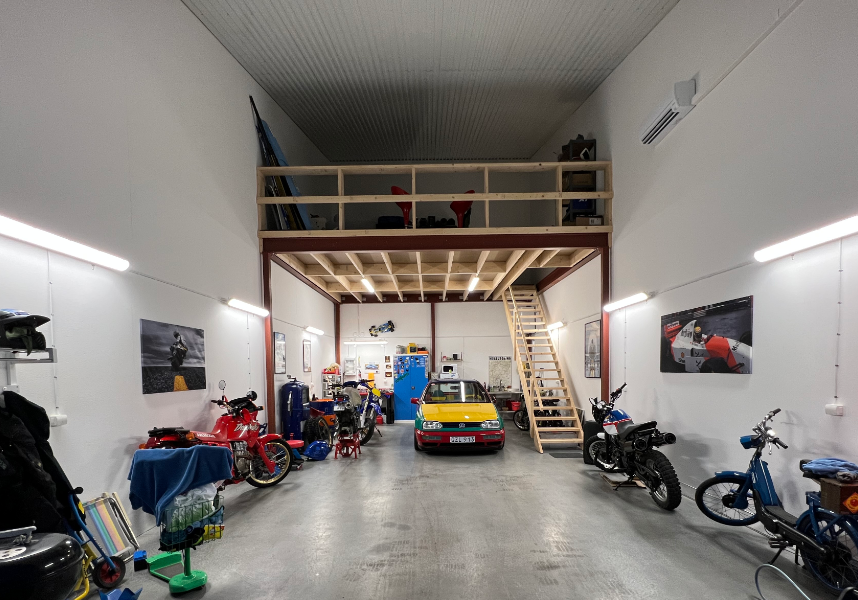 nyinstallation i garage